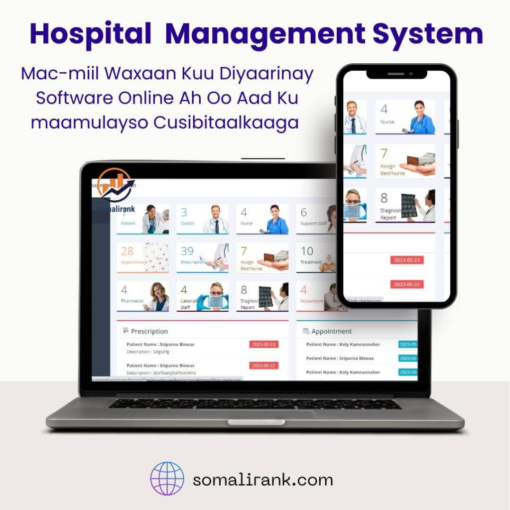 Hospital Management System Somali Rank